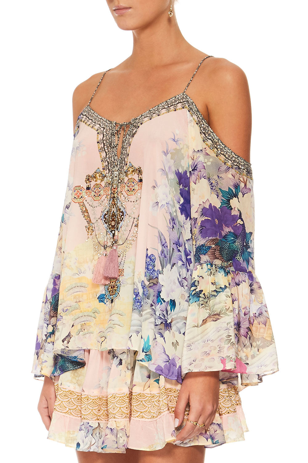 CAMILLA HARAJUKU HEIRESS DROP SHOULDER TOP