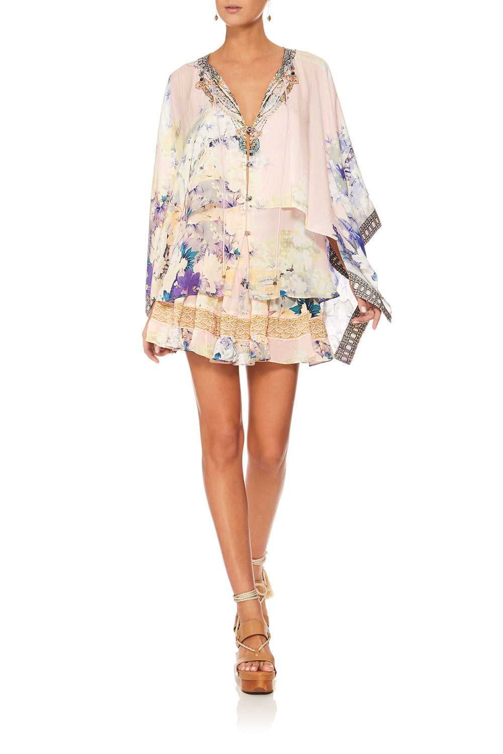 CAMILLA HARAJUKU HEIRESS SHEER LAYERED TOP