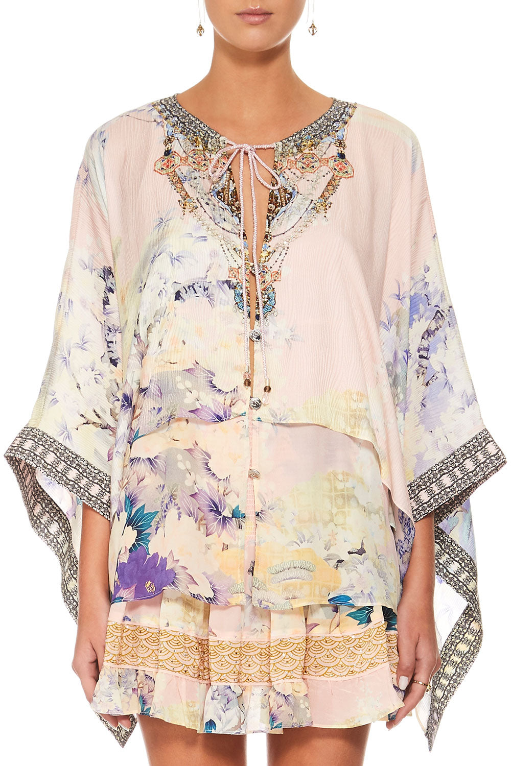 CAMILLA HARAJUKU HEIRESS SHEER LAYERED TOP