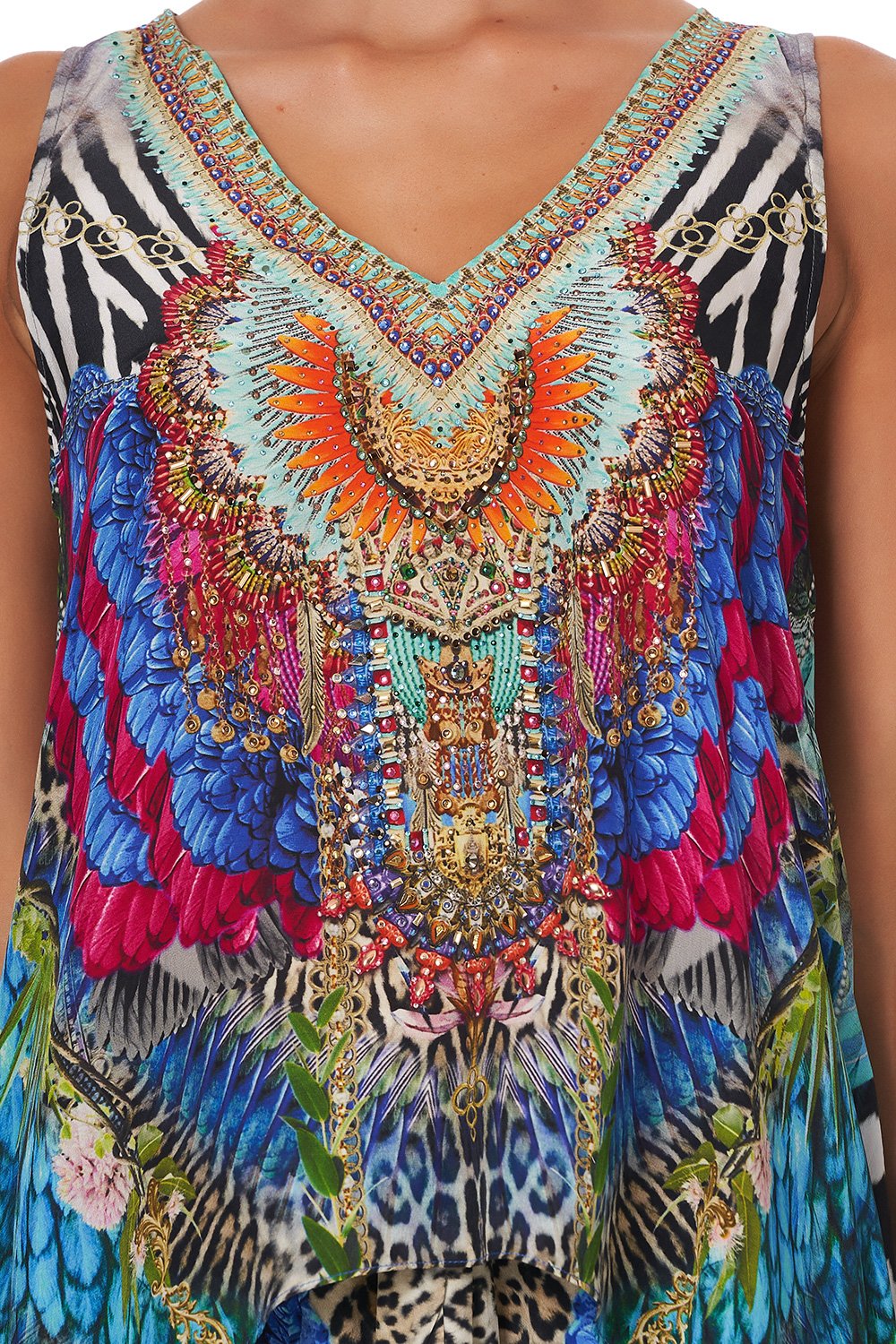 HIGH LOW CROSS OVERLAY TOP CAFE NAIROBI