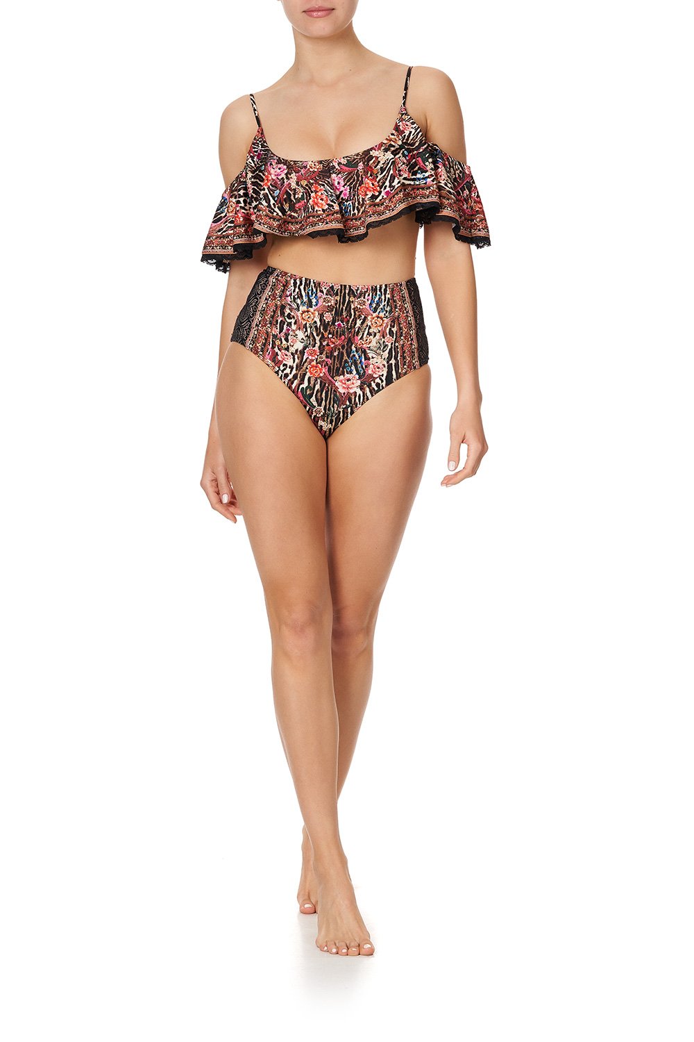 HIGH WAISTED PANT WITH TRIM LIV A LITTLE