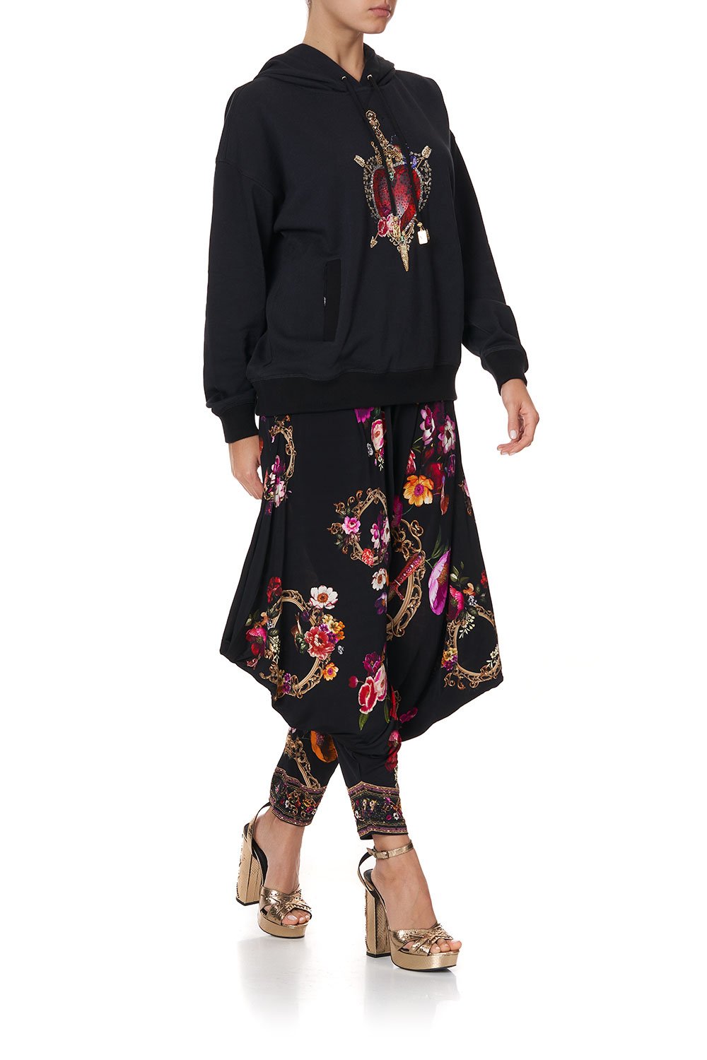 HOODIE WITH SIDE POCKETS MIRROR MIRROR