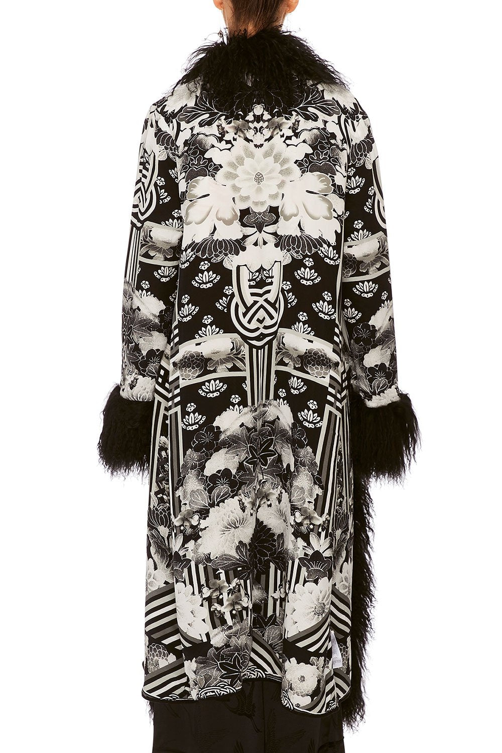 CAMILLA KISSING THE SUN JACQUARD LAYERING PIECE W TIE