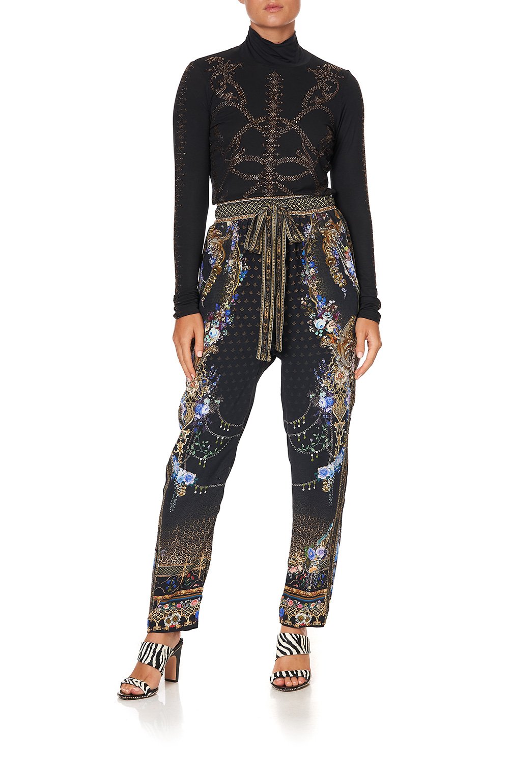 JERSEY TURTLENECK LUXE BLACK