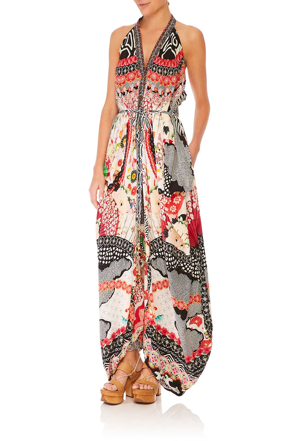 CAMILLA VINTAGE VIXEN JUMPSUIT WITH DROP CROTCH PANT