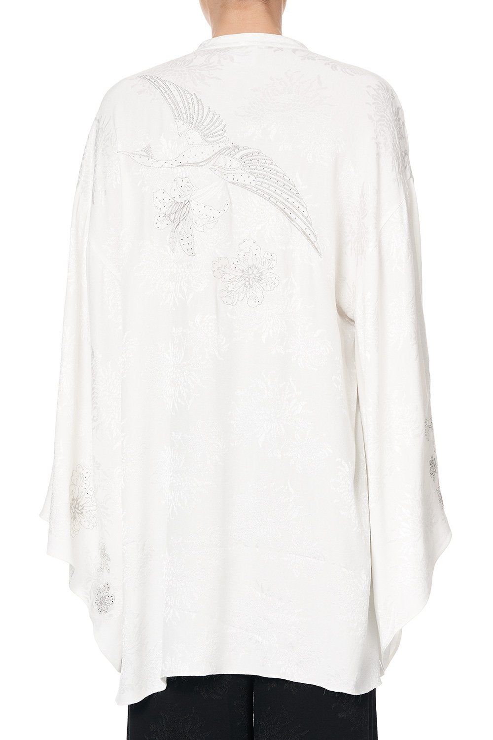 KIMONO SLEEVE BLOUSE SILVER LININGS