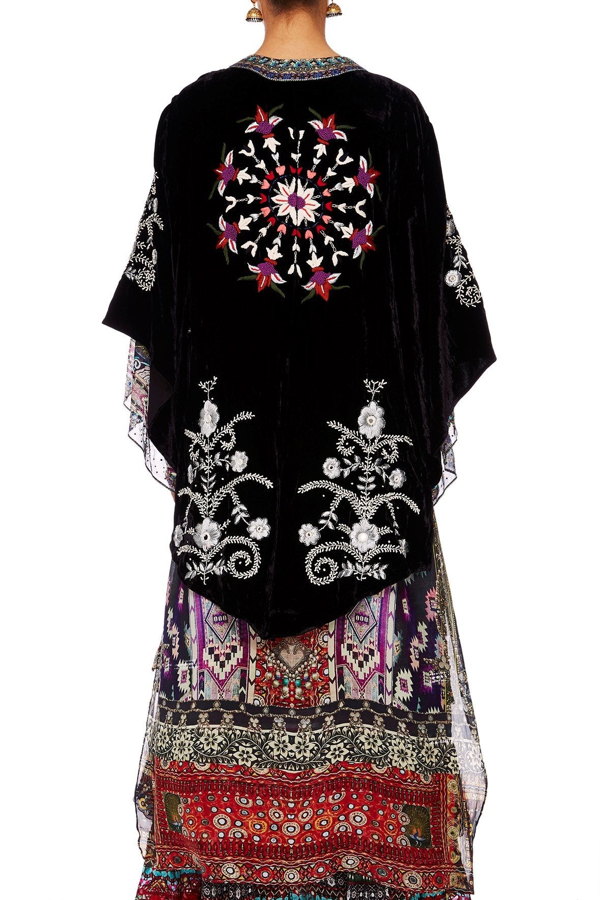 CAMILLA JAGGIS KINGDOM KIMONO W LONG UNDERLAY