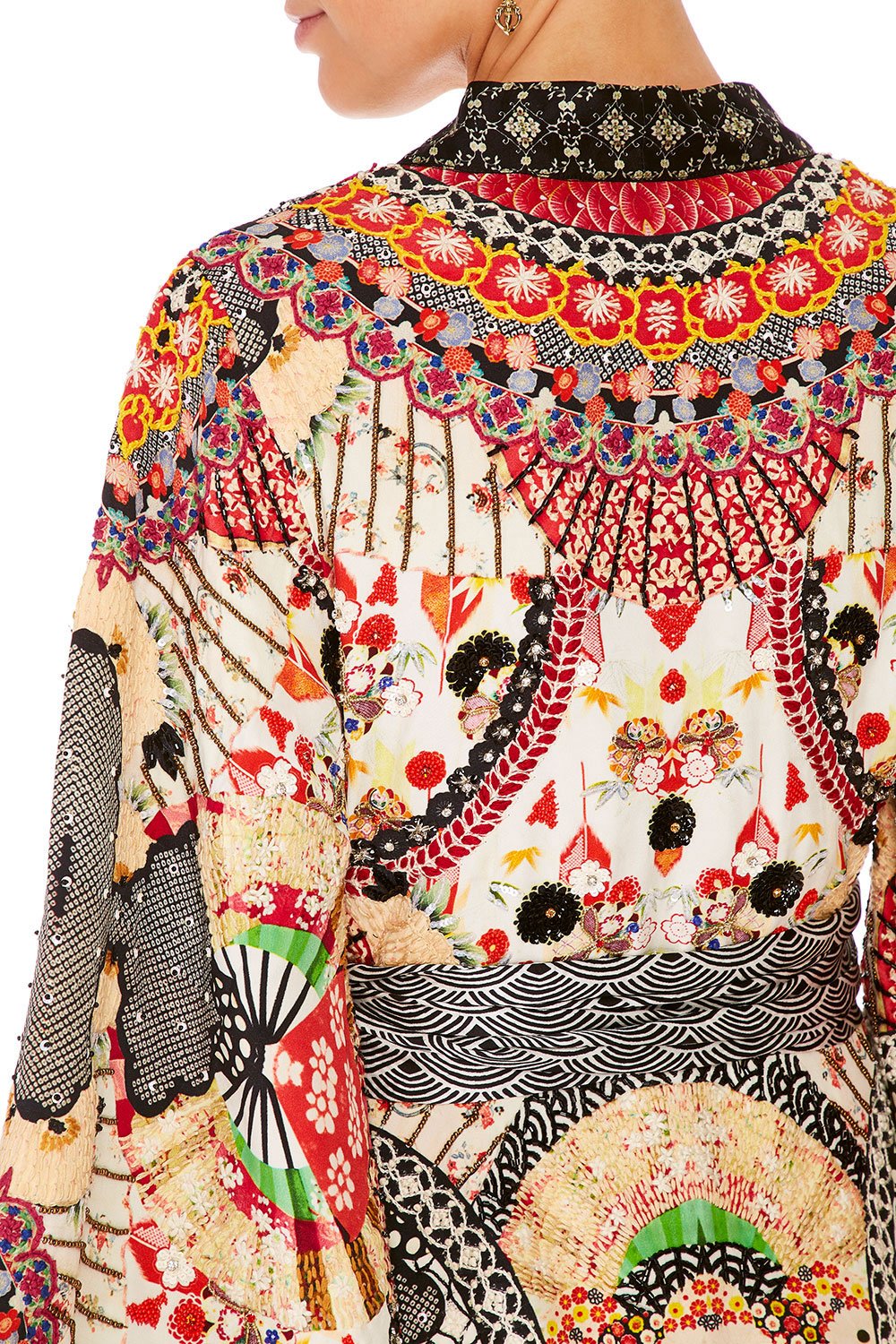 CAMILLA VINTAGE VIXEN KIMONO WRAP DRESS W OBI