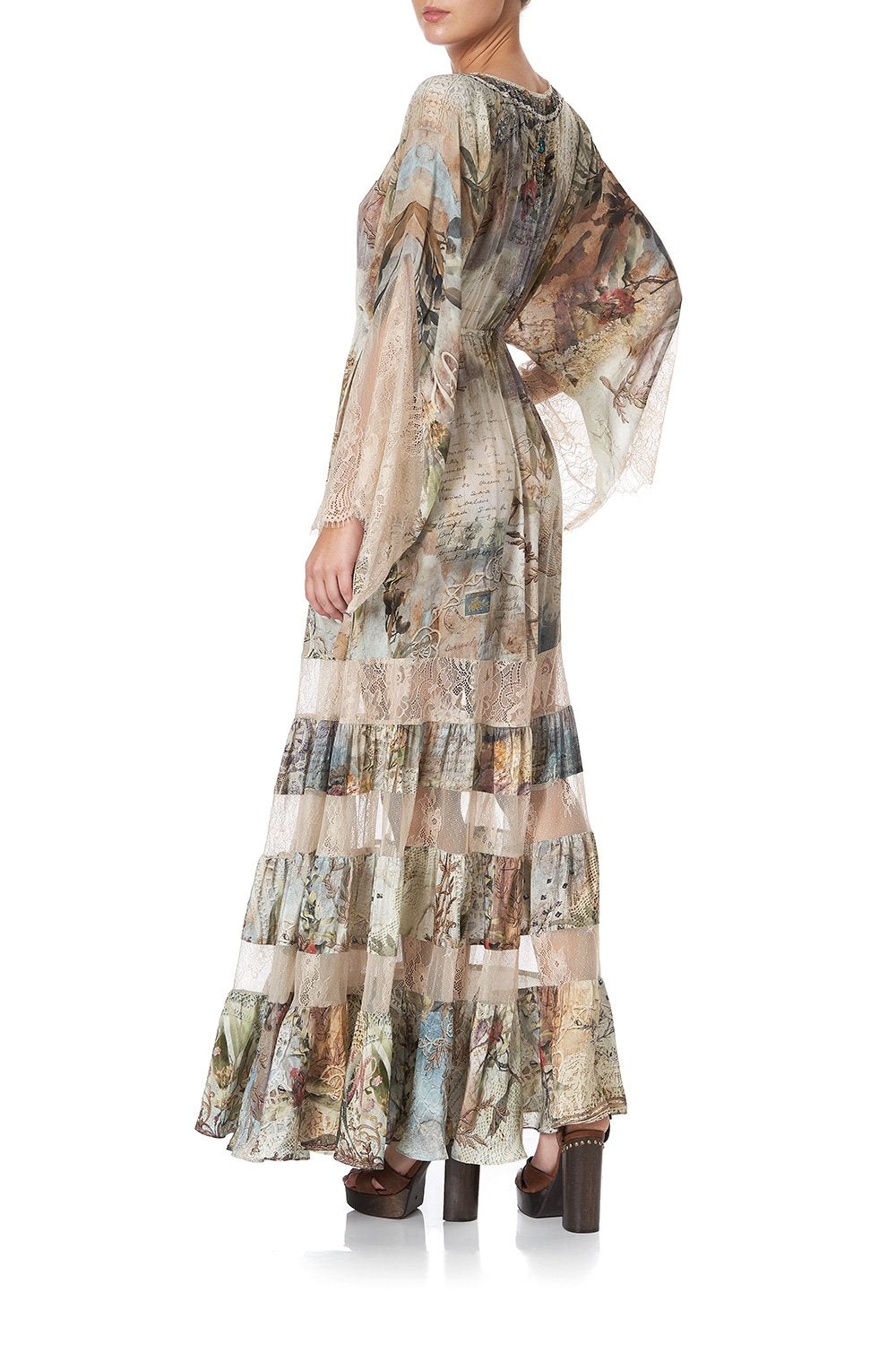 LACE PANEL DRESS LETTERS FROM HILDA