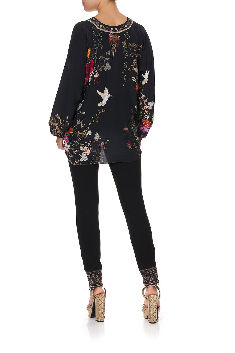 LACE UP BLOUSE MIRROR MIRROR