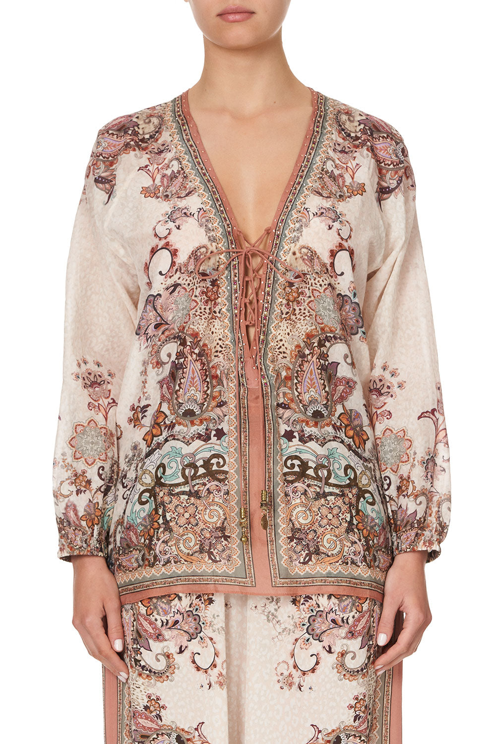 LACE UP BLOUSE TALES OF TALITHA