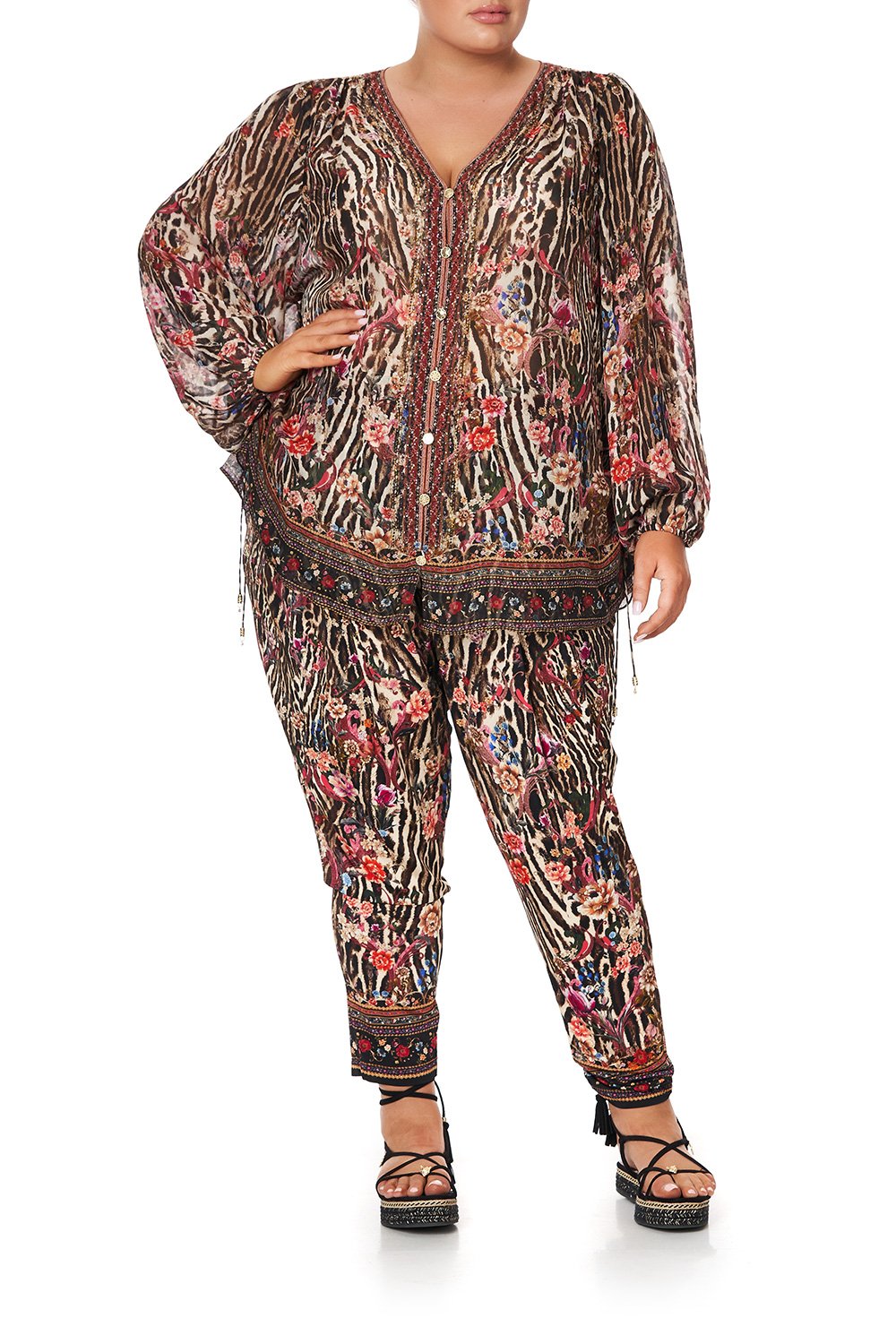 LACE UP SIDE BLOUSE LIV A LITTLE