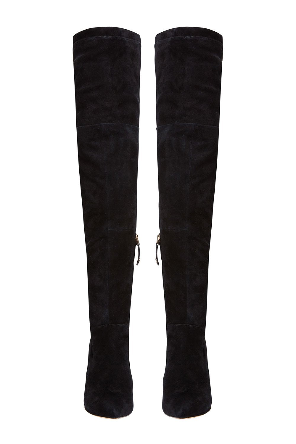 CAMILLA LACED THIGH HIGH BOOT BLACK CONTEMPOARY