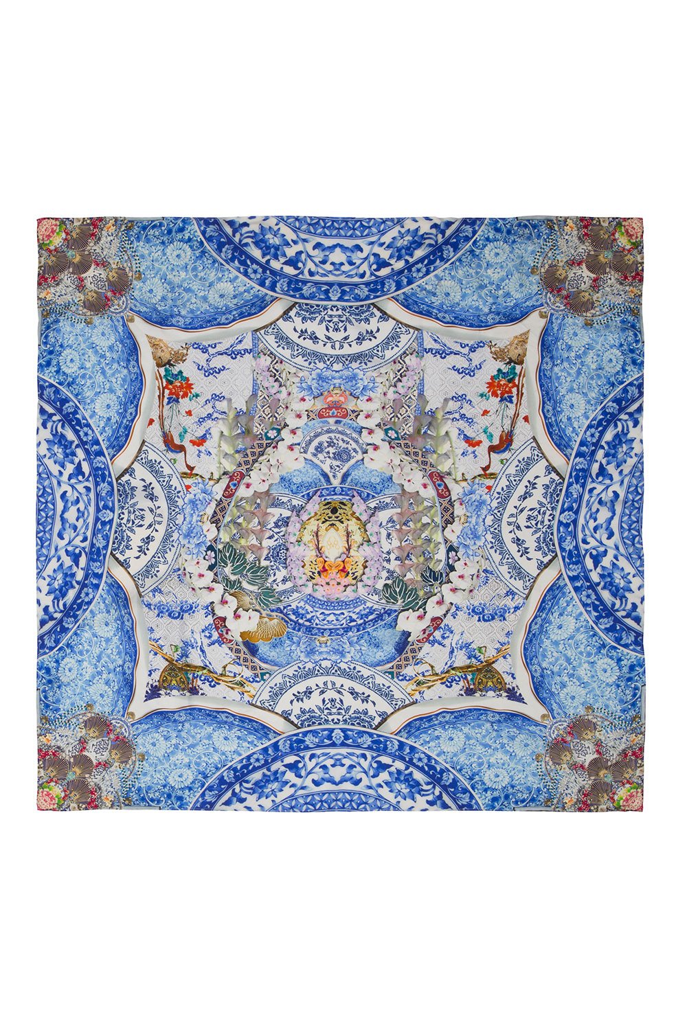 CAMILLA LARGE SQUARE SCARF GEISHA GATEWAYS