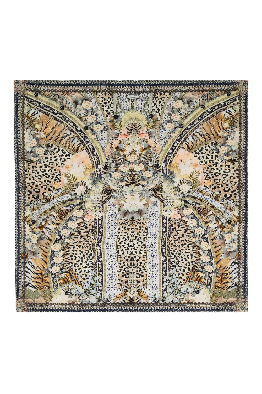 CAMILLA LARGE SQUARE SCARF MOTO MAIKO