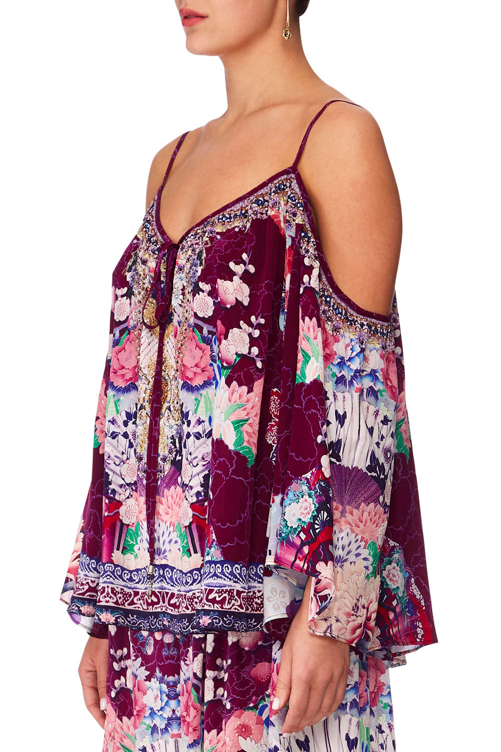 CAMILLA LITTLE OSAKA GIRL LONG SLEEVE DROP SHOULDER TOP