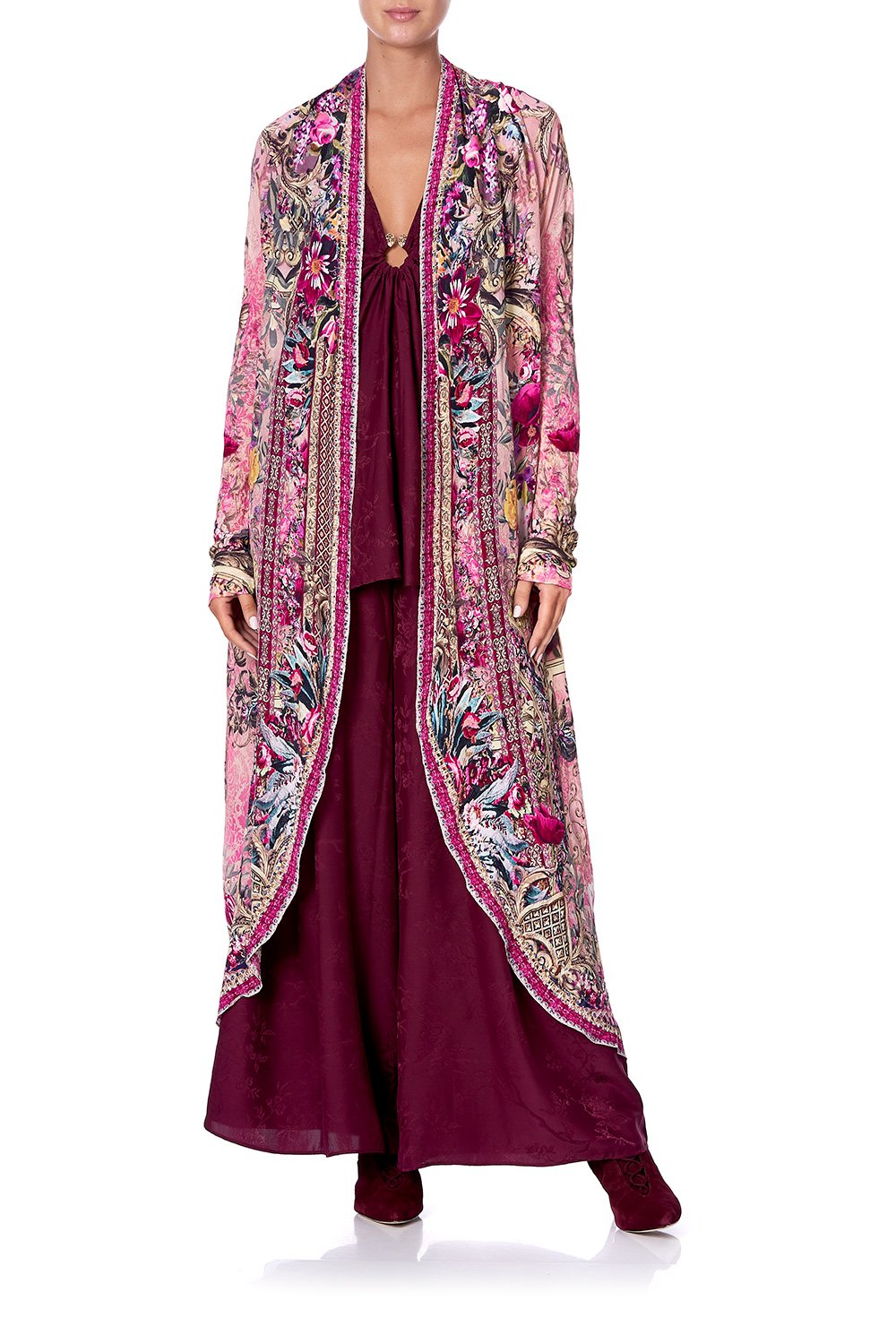 LONG CASUAL JACKET WITH POCKETS LA BELLE