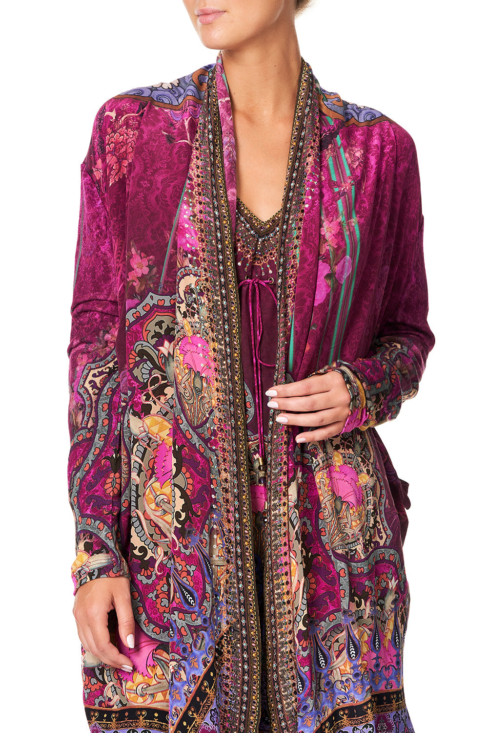 CAMILLA LONG CASUAL JACKET WITH POCKETS DAUGHTER'S DESTINY