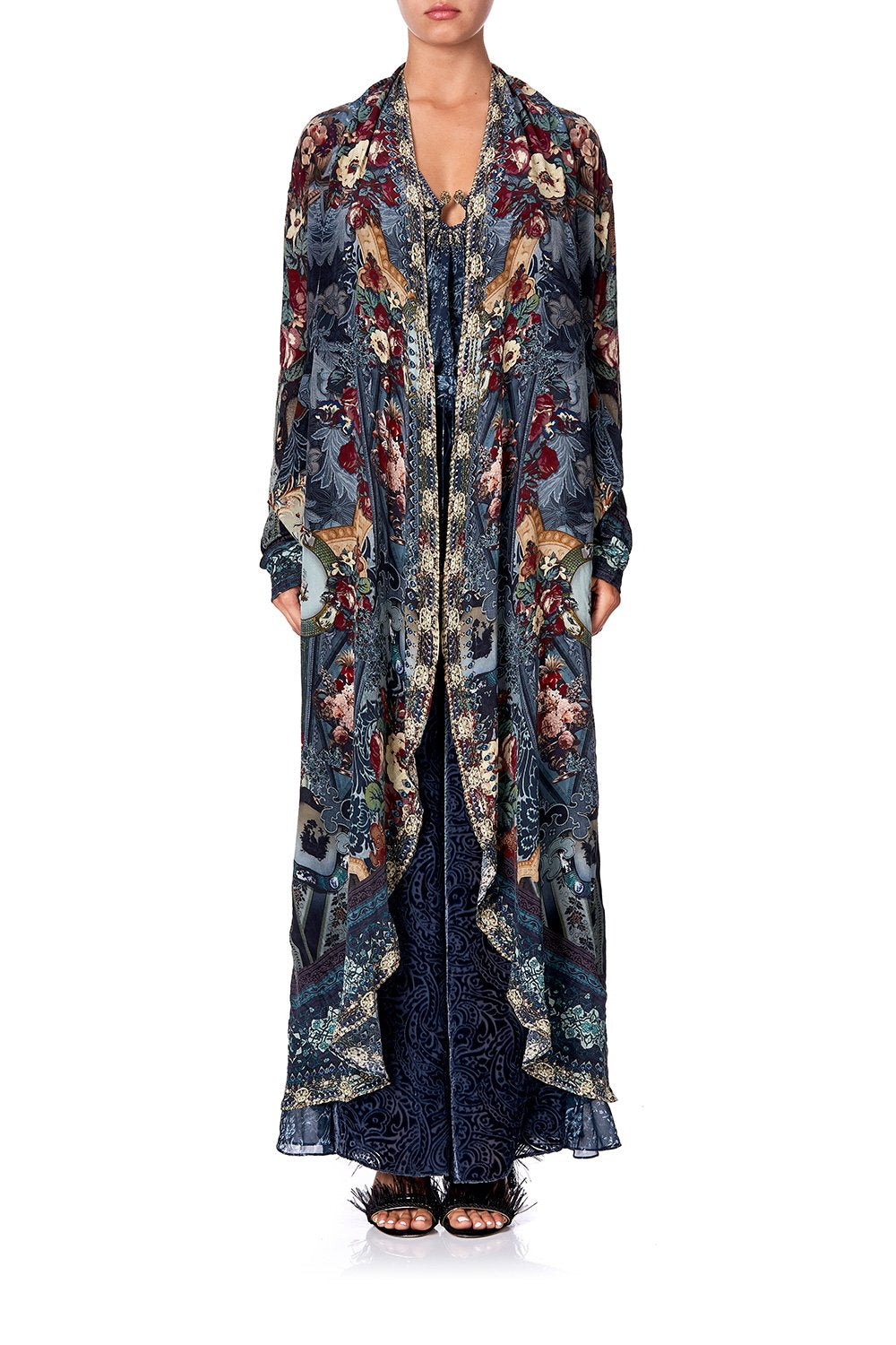 LONG CASUAL JACKET WITH POCKETS HOTEL BOHEME