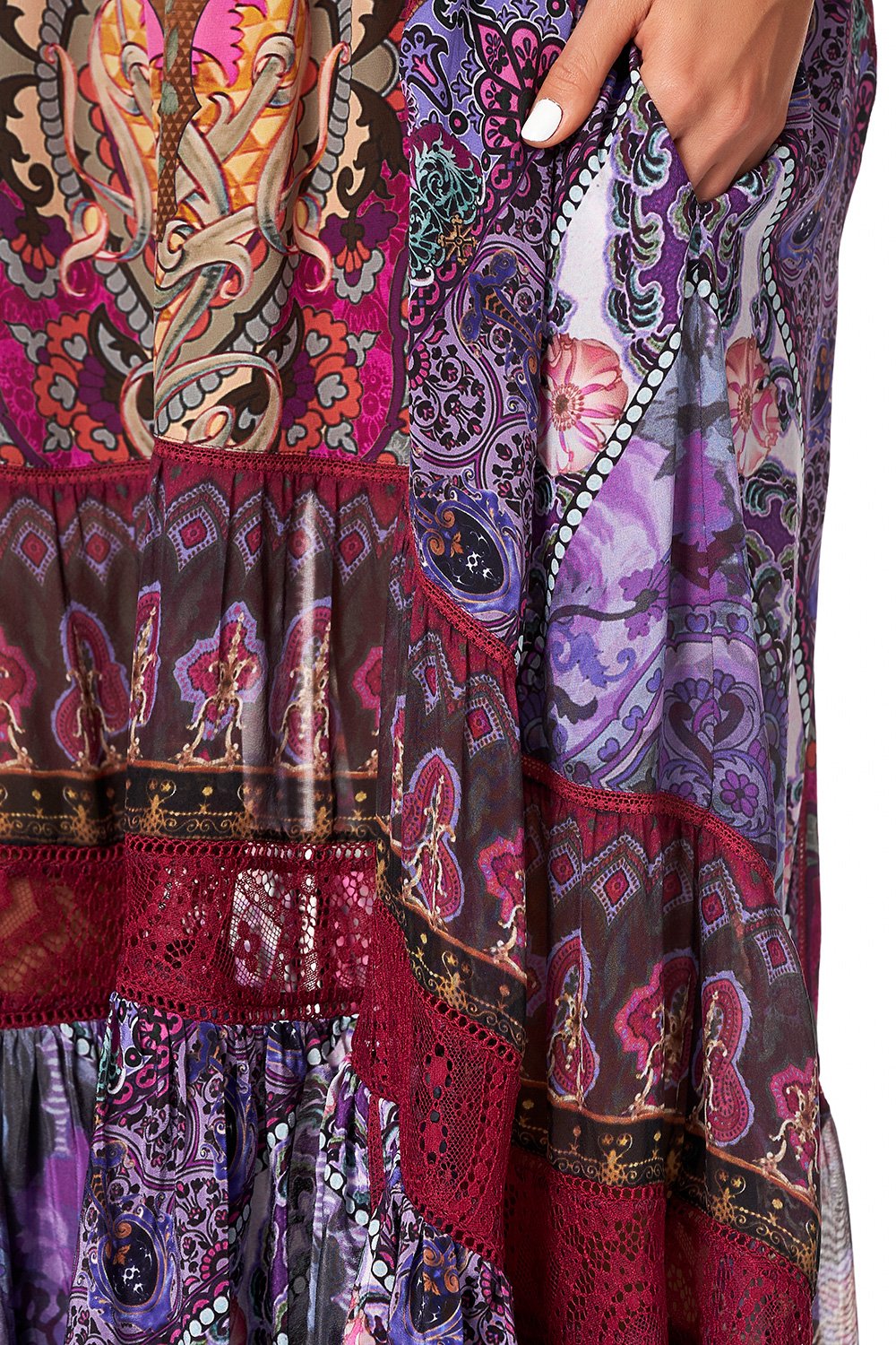 SPLICED MAXI DRESS DAUGHTER'S DESTINY