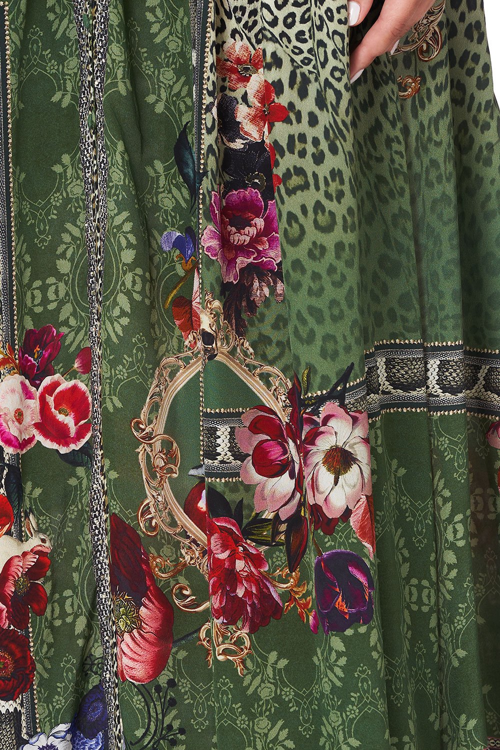 LONG DRESS WITH SMOCKED WAIST TALES OF TIME