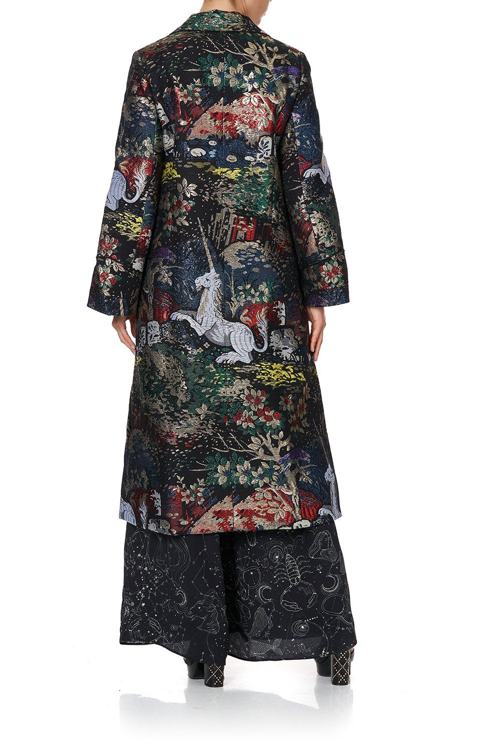 LONG JACKET WITH SIDE SPLITS MIDNIGHT MOON HOUSE