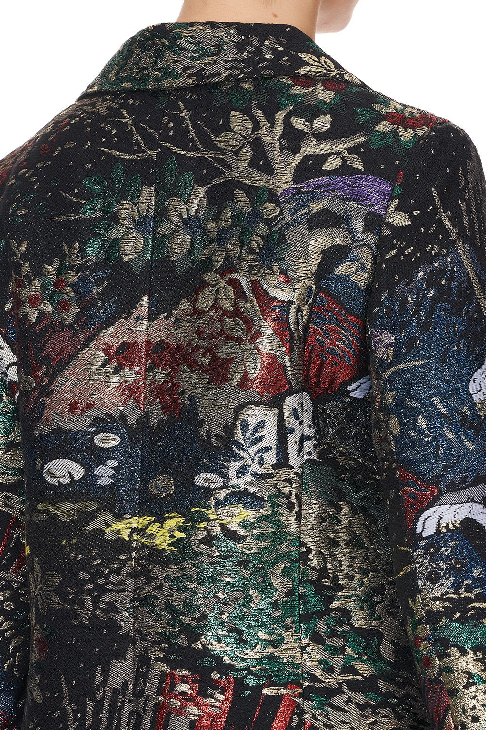 LONG JACKET WITH SIDE SPLITS MIDNIGHT MOON HOUSE