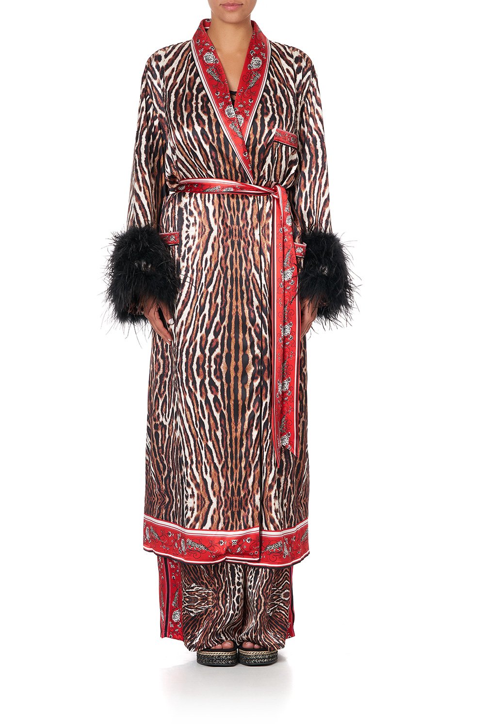 LONG ROBE WITH FLARED SLEEVE PIRATE PUNK