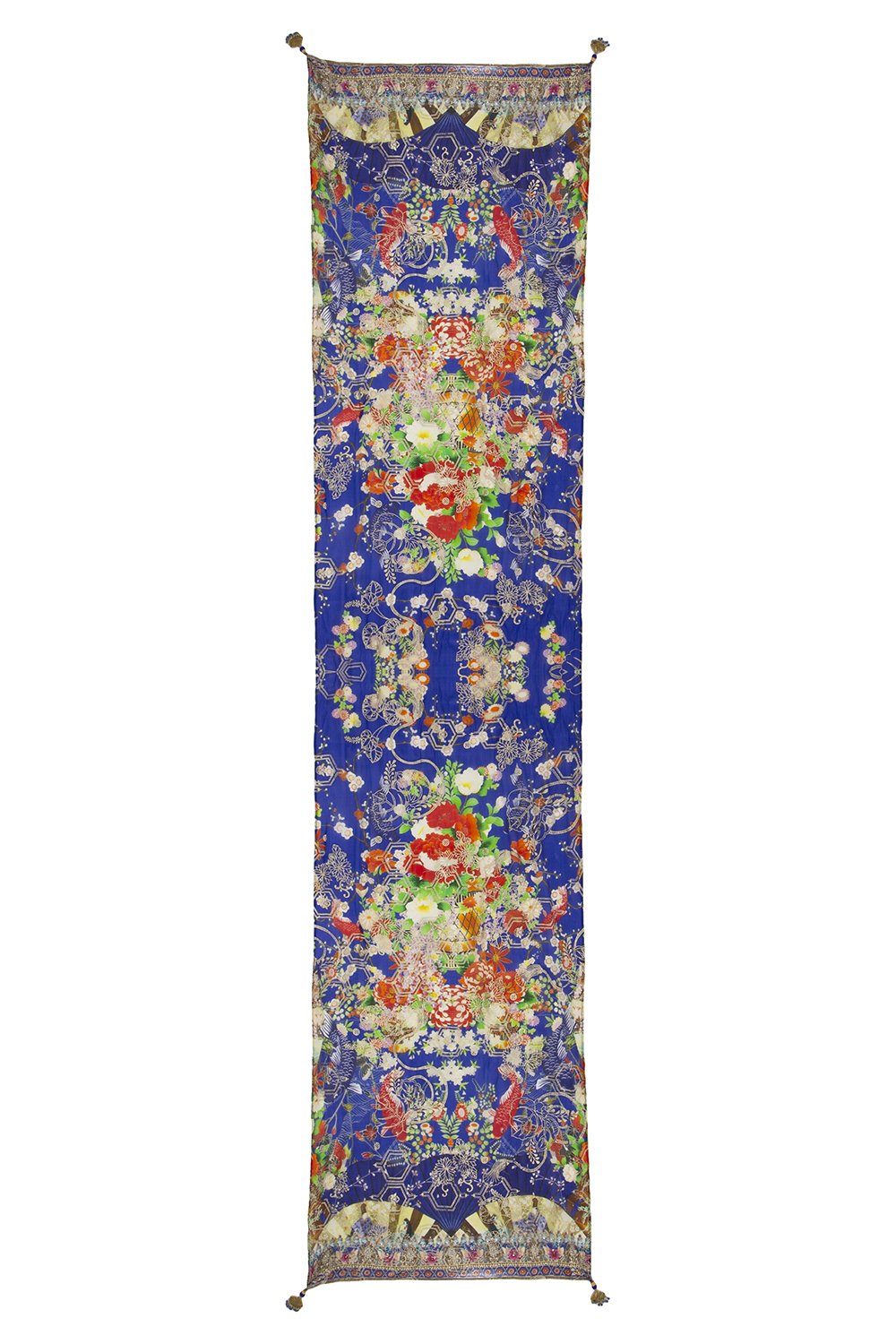 CAMILLA LONG SCARF PLAYING KOI