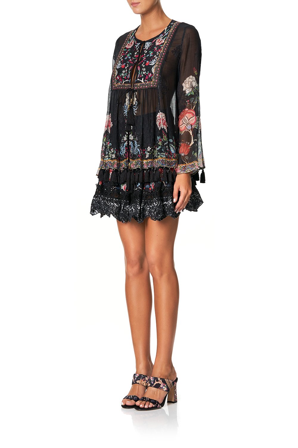 CAMILLA LONG SLEEVE BIB TOP HAUTE PROVINCIAL