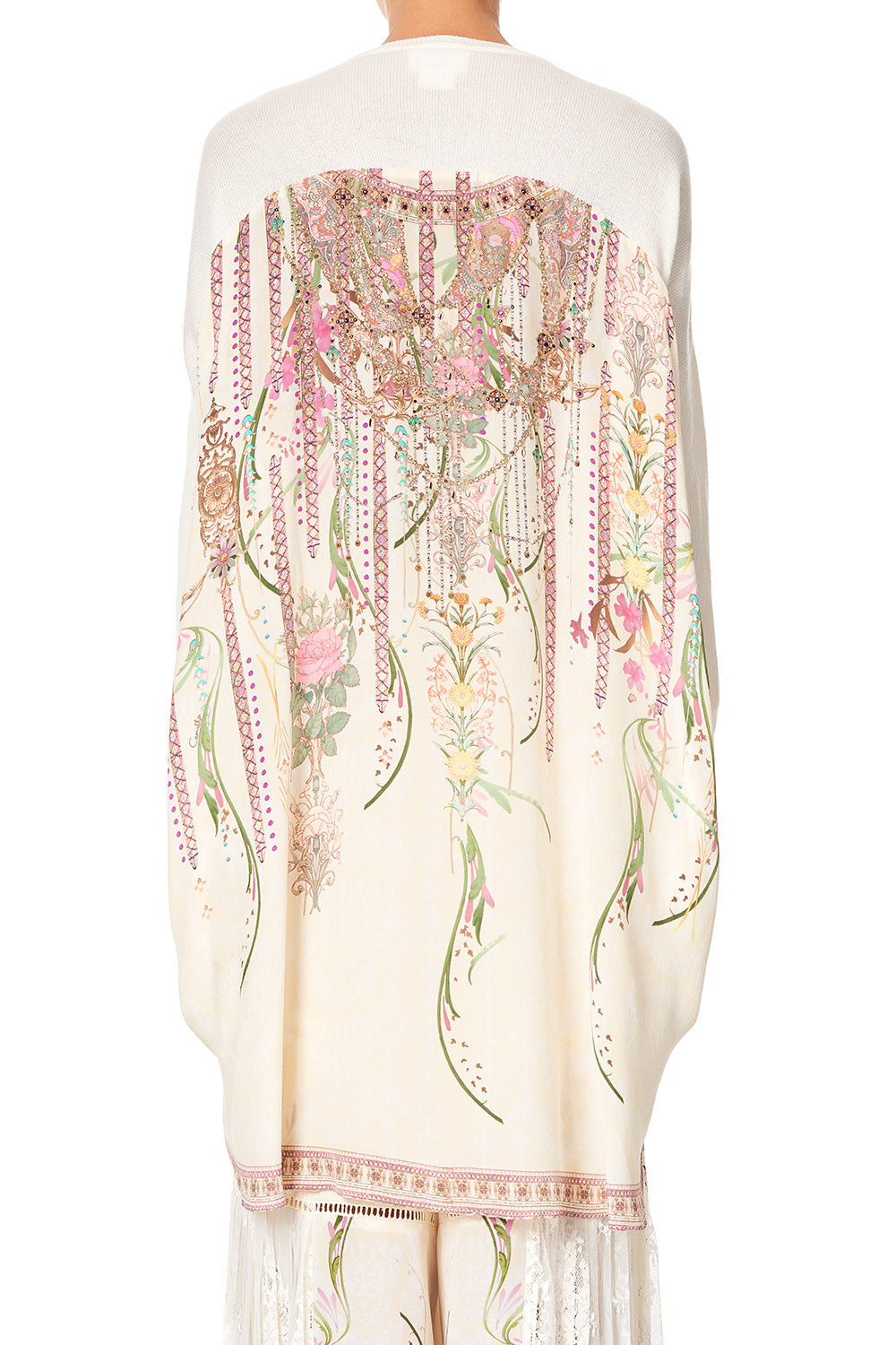 CAMILLA LONG SLEEVE JUMPER WITH PRINT BACK GOLDEN AGE