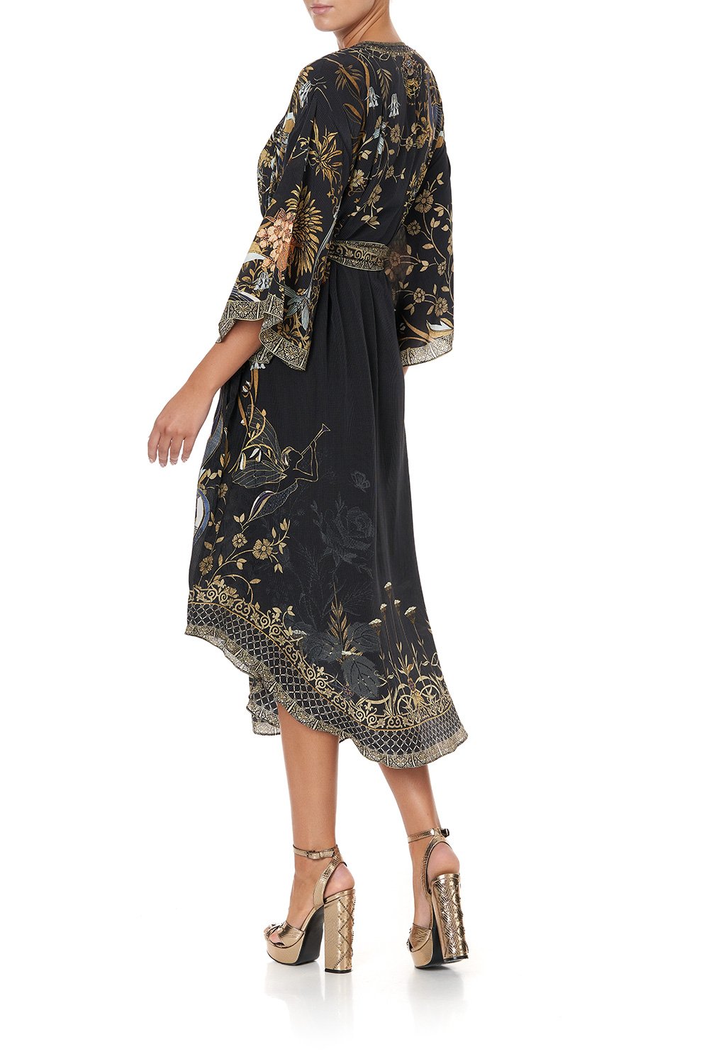 LOOSE BUTTON THROUGH DRESS THE JEWELLED ARROW