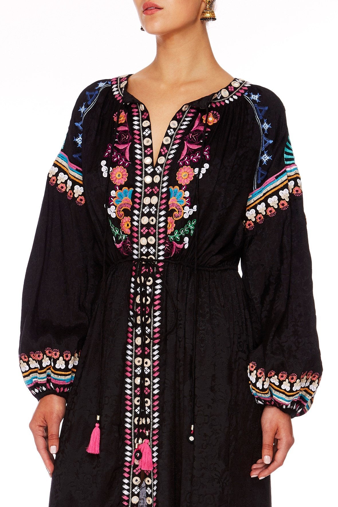 JAGGIS KINGDOM LOOSE FIT DRESS W TIE WAIST