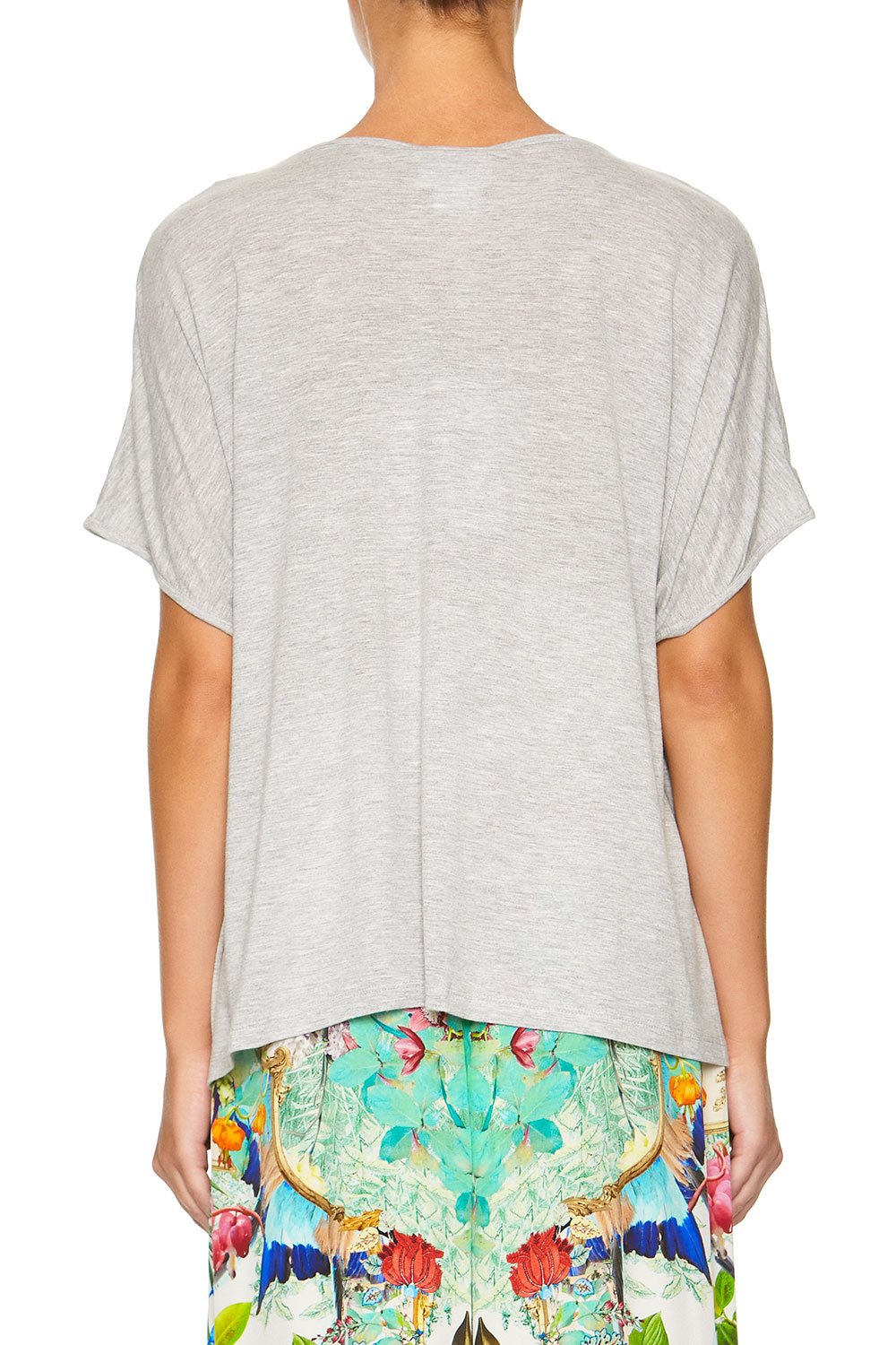 CAMILLA LOOSE FIT ROUND NECK TEE CHAMPAGNE COAST