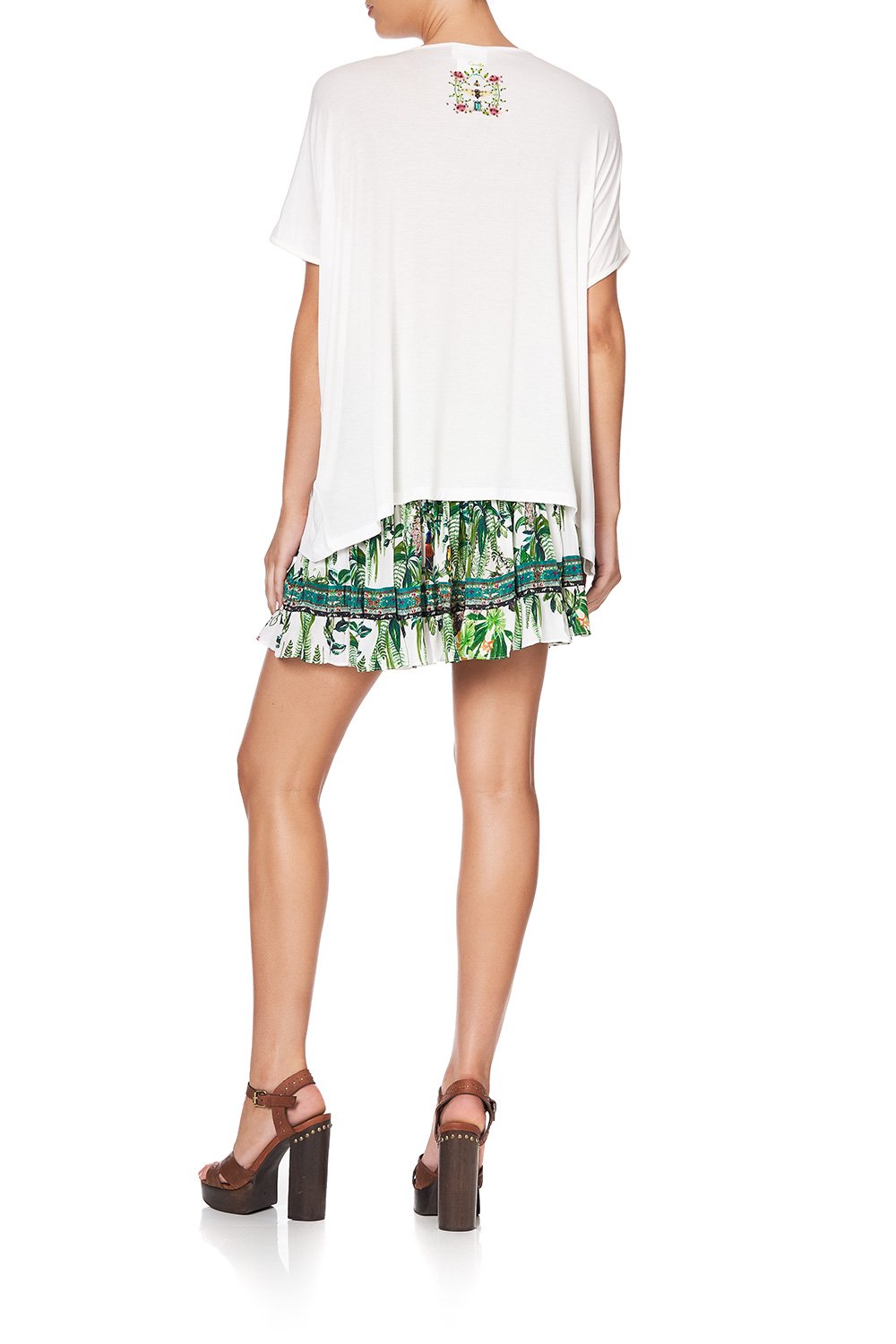 LOOSE FIT ROUND NECK TEE DAINTREE DARLING