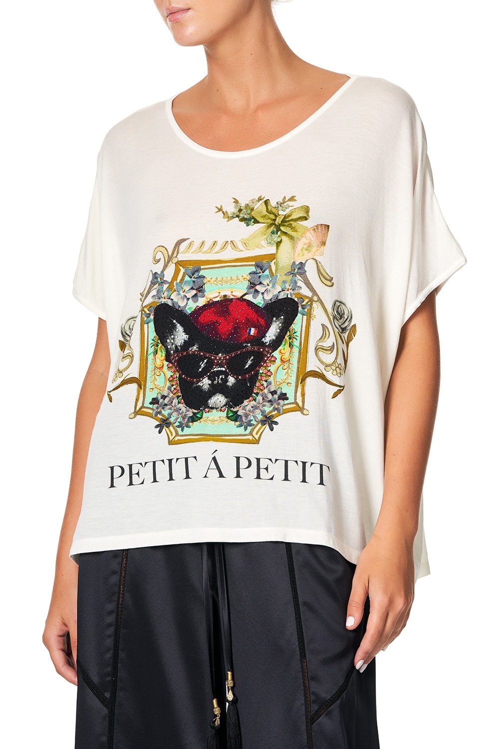 CAMILLA LOOSE FIT ROUND NECK TEE JOIE DE VIVRE