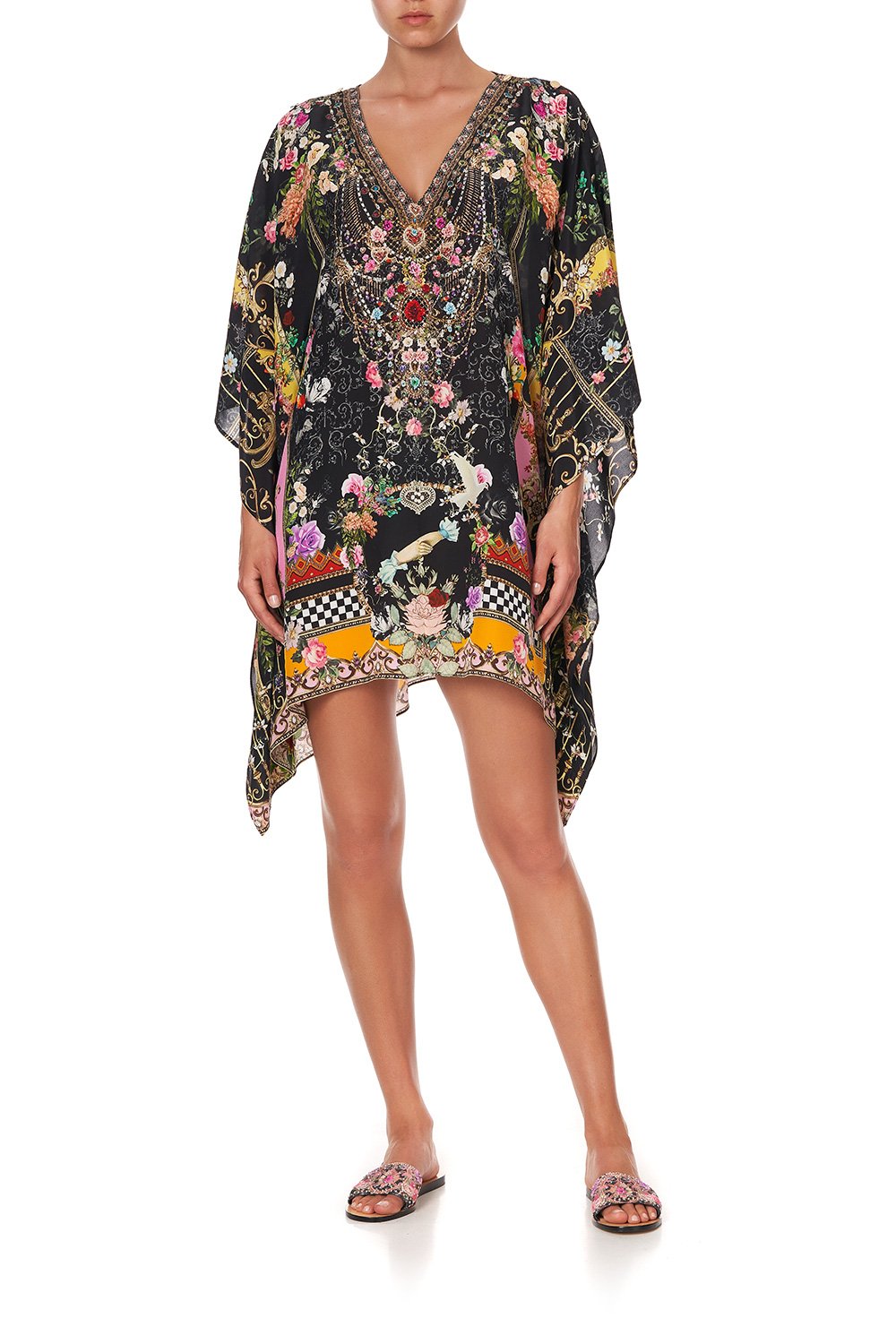 MIDI KAFTAN WITH BUTTON UP SLEEVES MONTAGUES CAPULET