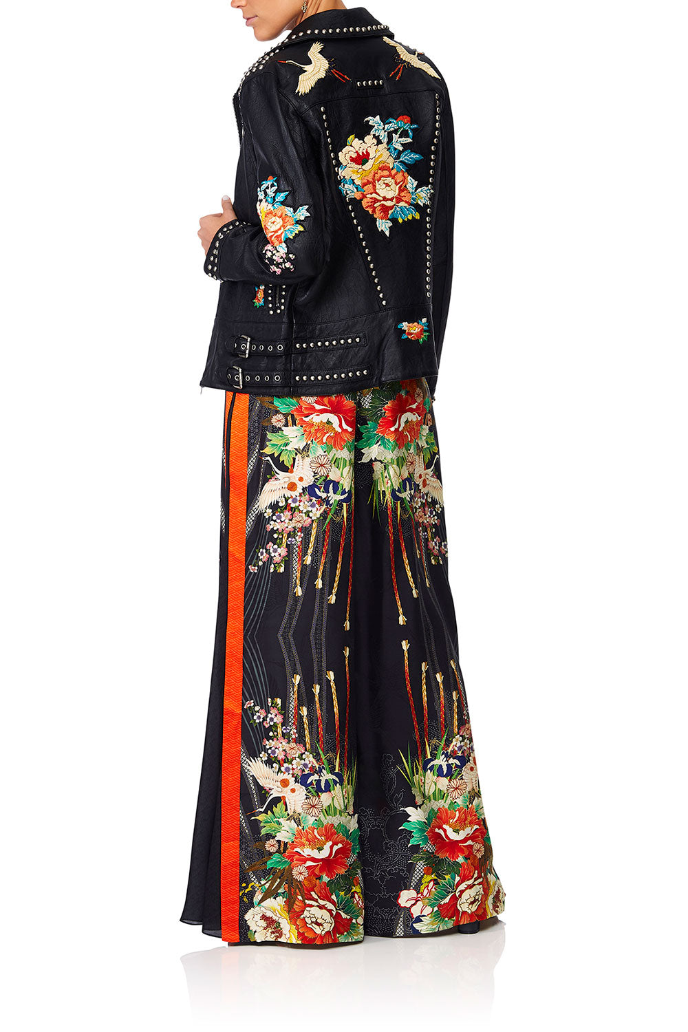 CAMILLA MIDNIGHT MOONCHILD STUDDED BIKER JACKET