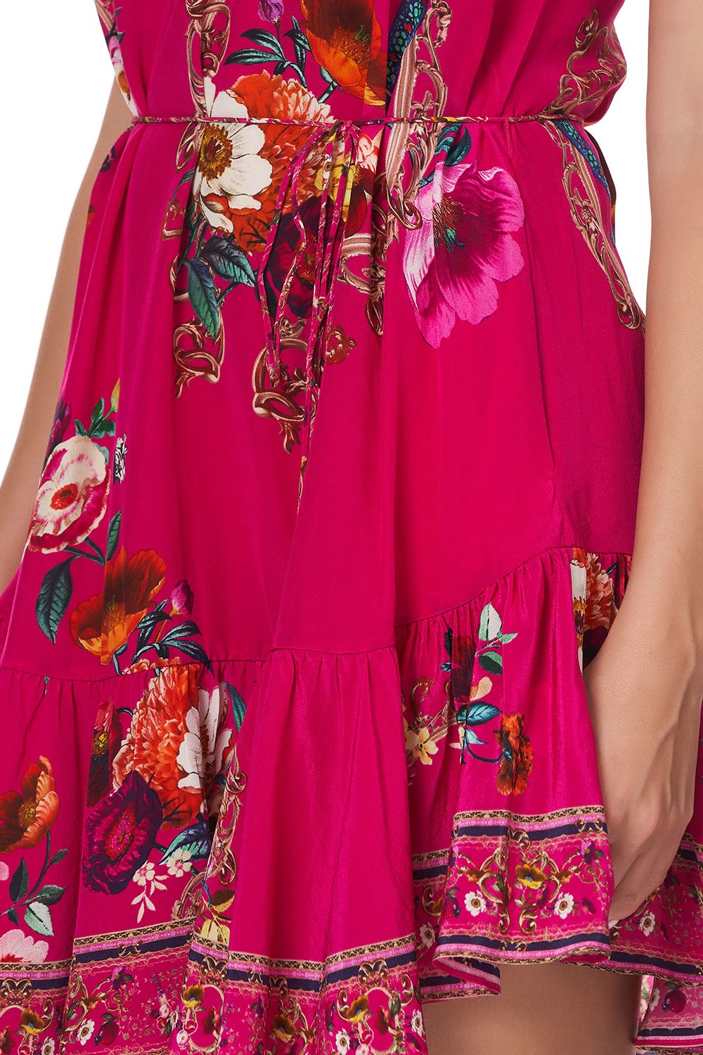 MINI DRESS WITH RUFFLE HEM APPLE EYED