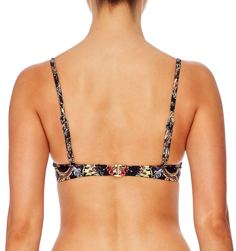 MOULDED PLUNGE BRA FRIEND IN FLORA