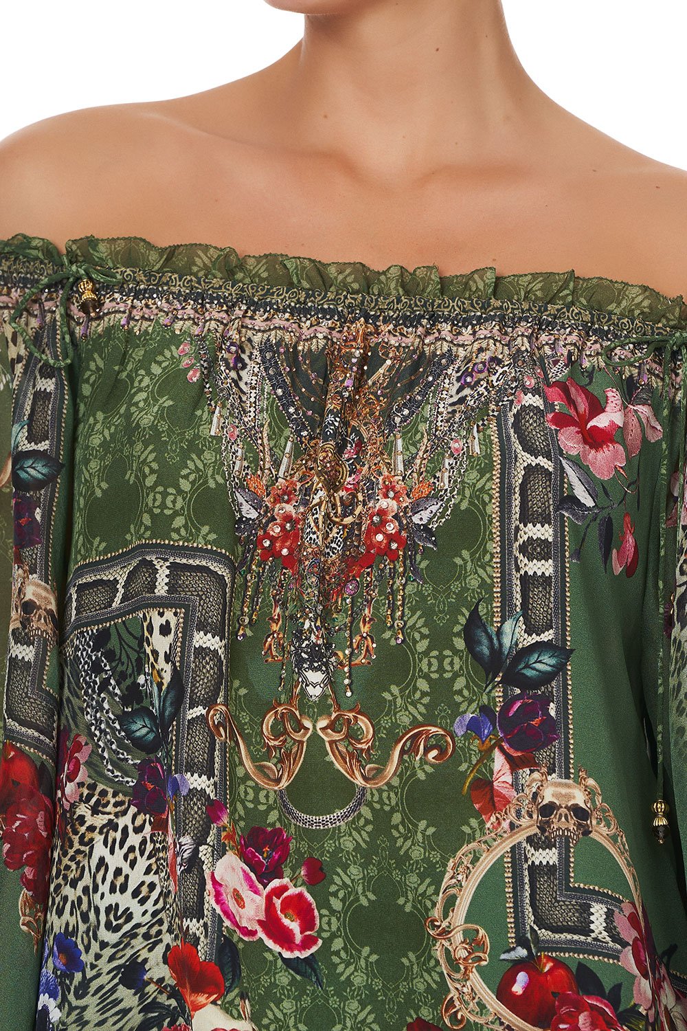 OFF SHOULDER FLARE BLOUSE TALES OF TIME