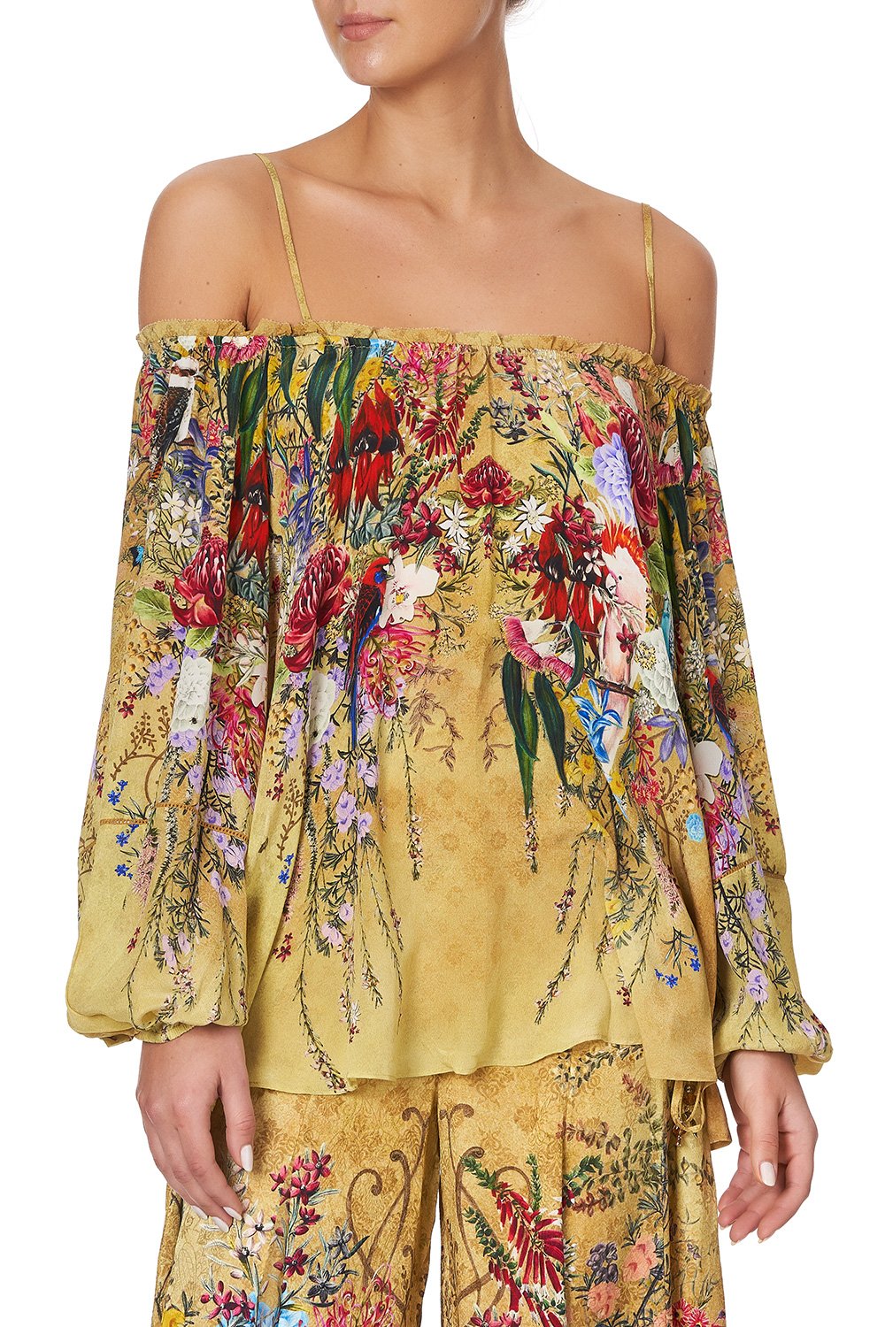 OFF SHOULDER HALTER TOP AMONG THE GUMTREES