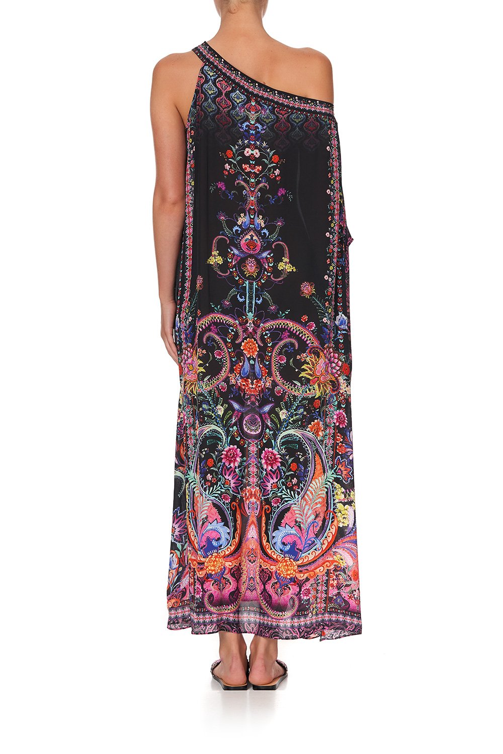 ONE SHOULDER KAFTAN WITH NECKBAND BOHEMIAN REBELLION