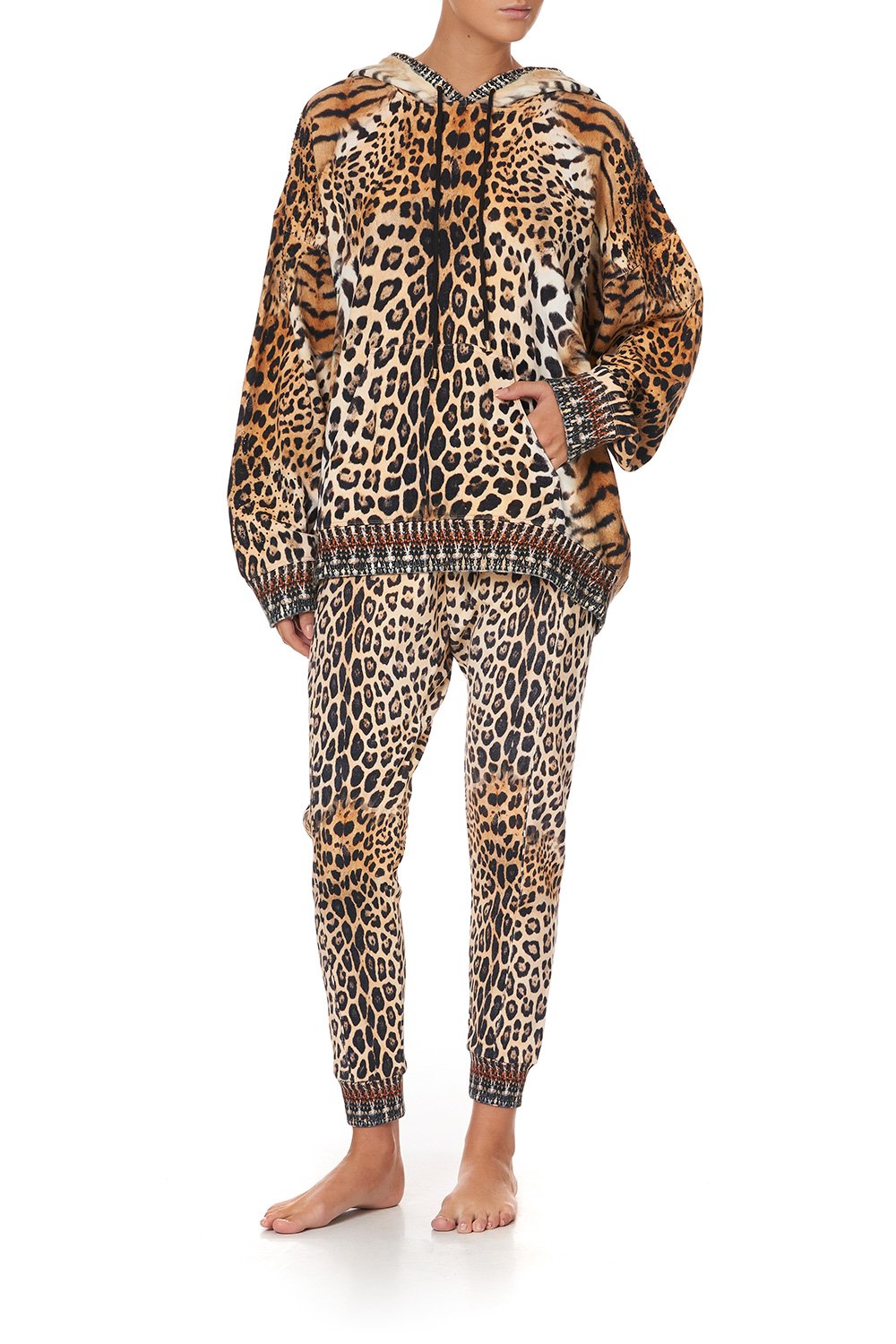 OVERSIZED BOYFRIEND HOODIE JAGUAR