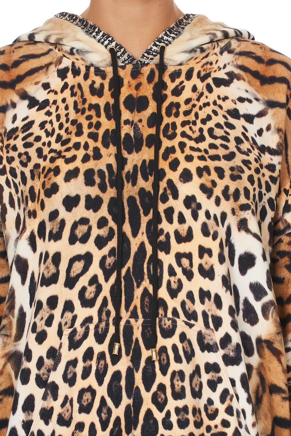 OVERSIZED BOYFRIEND HOODIE JAGUAR