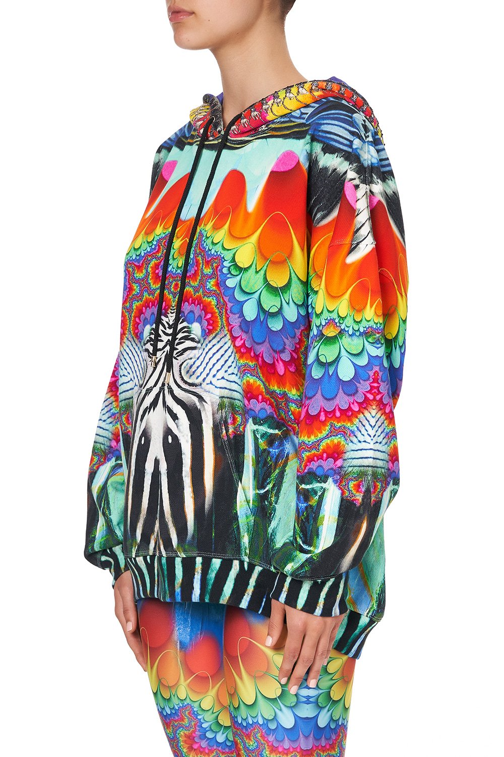 OVERSIZE BOYFRIEND HOODIE RAINBOW GATHERING