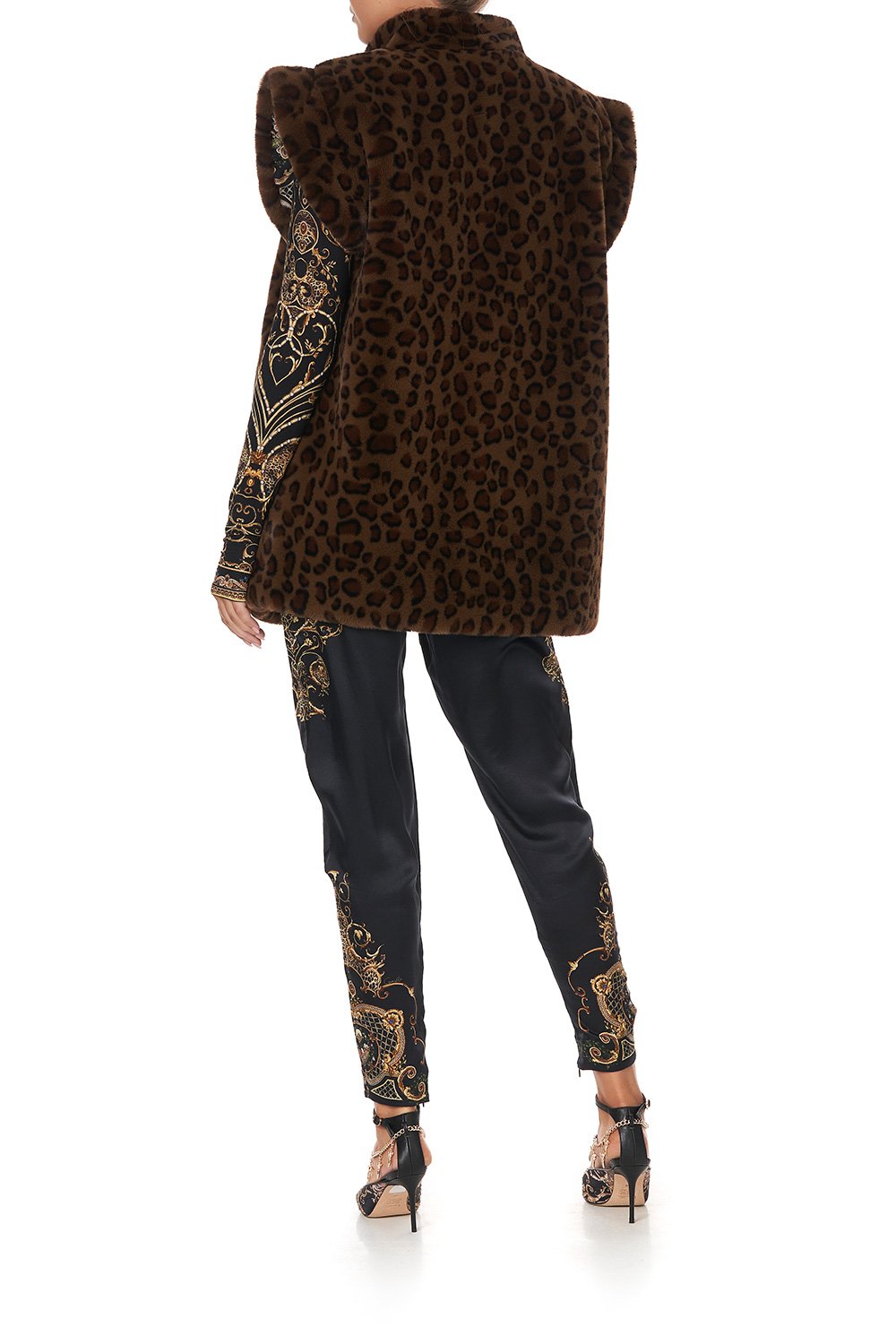 OVERSIZED FAUX FUR GILET - FLOW STUDIO 54