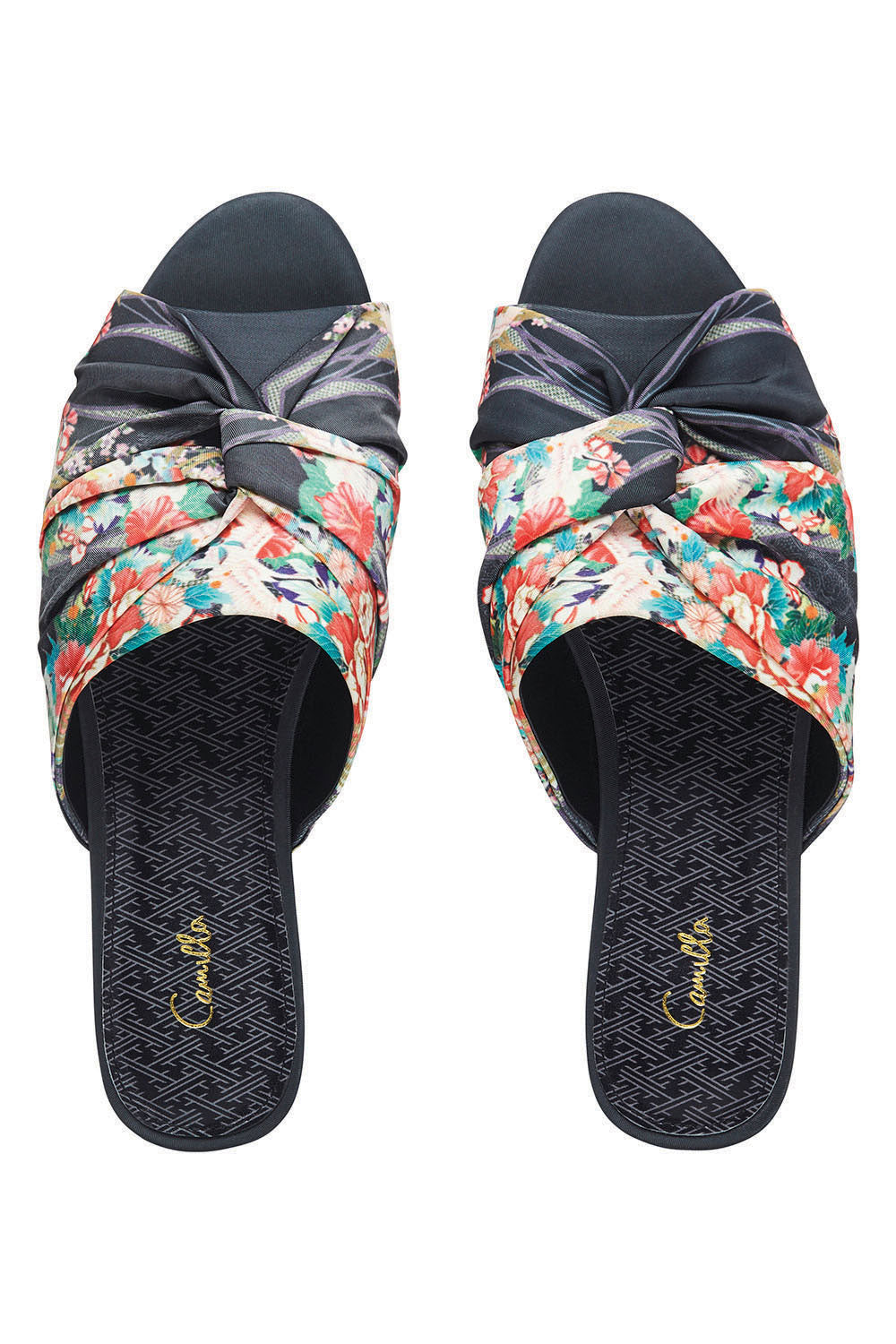 CAMILLA QUEEN OF KINGS OBI TIE SLIPPER