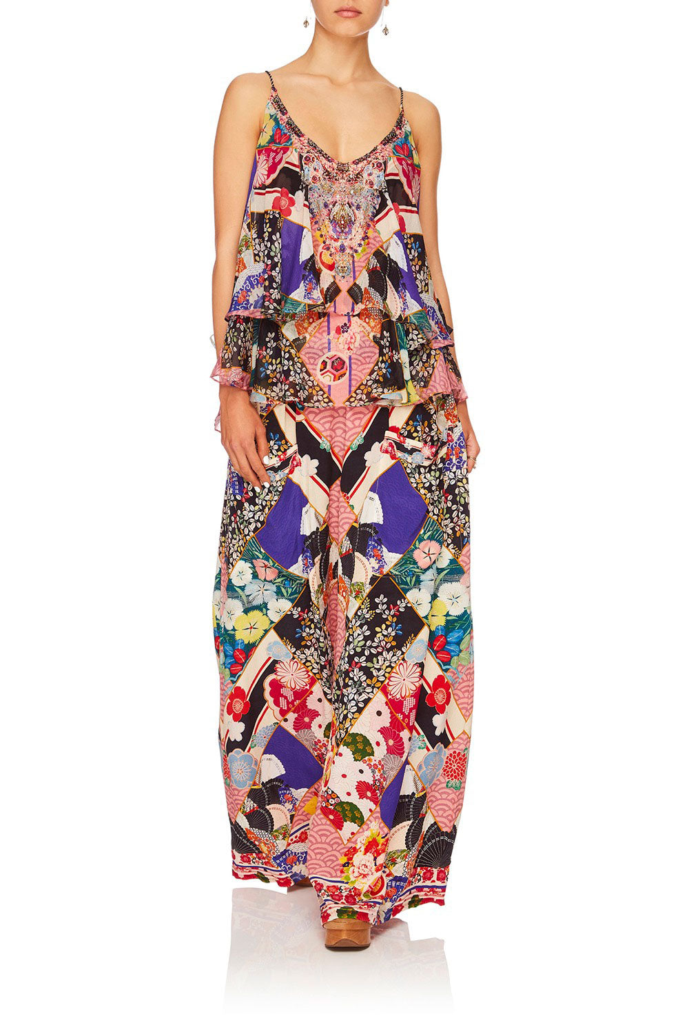 CAMILLA POSTCARDS FROM MARS DOUBLE LAYERED CAMI