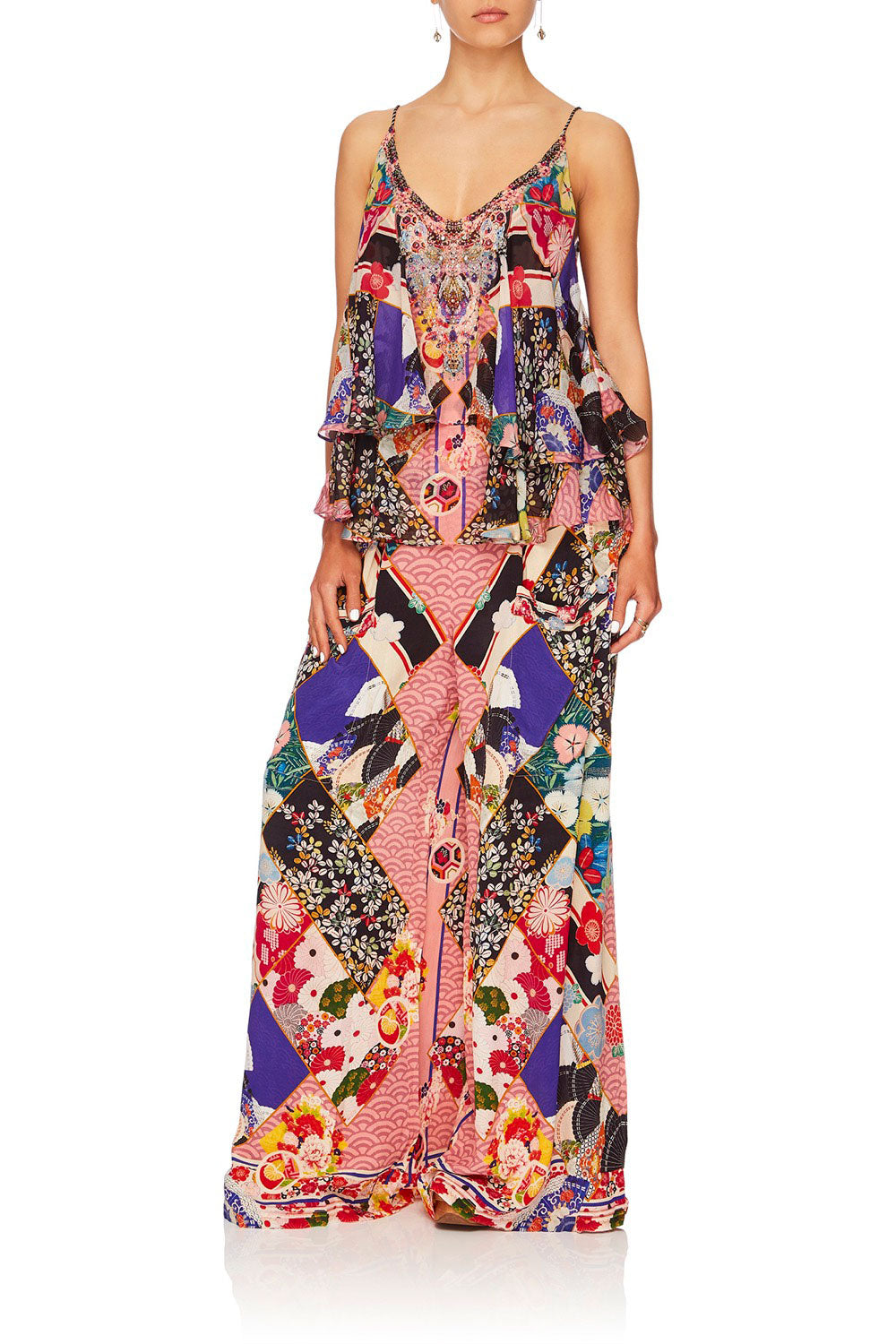 CAMILLA POSTCARDS FROM MARS DOUBLE LAYERED CAMI